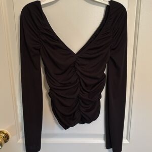 Zara V neck top